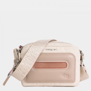 Beige Hedgren Americano Women's Belt Bags | QWV5182WW