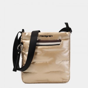 Beige Hedgren Cushy Women's Crossbody Bags | OMY413CF