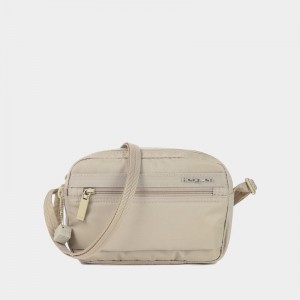 Beige Hedgren Maia Women's Crossbody Bags | PCU6332VE