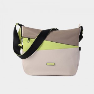 Beige Hedgren Milky Way Women's Crossbody Bags | NBO2658HM