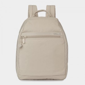 Beige Hedgren Vogue Large Women's Backpacks | LXQ7138NY