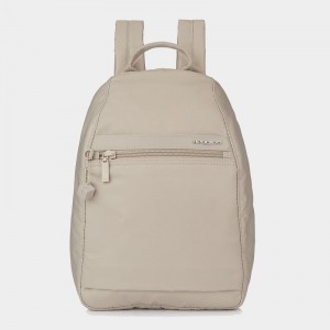 Beige Hedgren Vogue Women's Backpacks | ESQ396JC