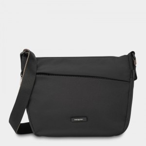 Black Hedgren Gravity Women's Crossbody Bags | TFP7486KZ