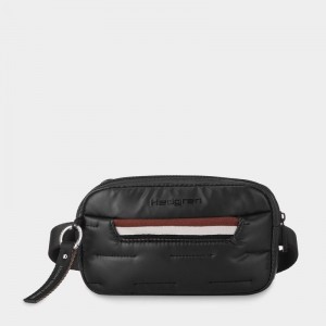 Black Hedgren Snug Women's Belt Bags | EYT7414KO