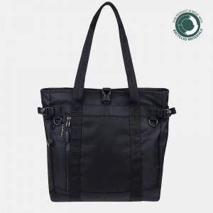 Black Hedgren Summit Sustainably Made Women's Tote Bags | QTB3230IY