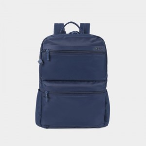 Dark Blue Hedgren Ava Women's Backpacks | QCO9950UE