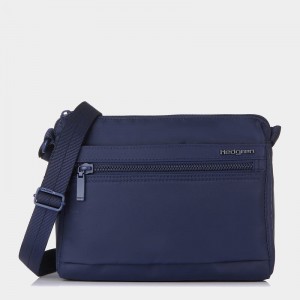 Dark Blue Hedgren Eye Women's Shoulder Bags | RCA9733JK