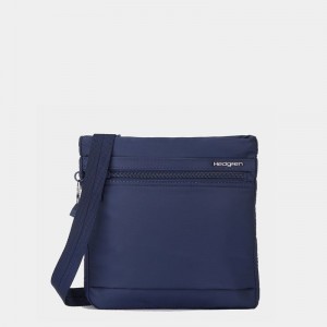 Dark Blue Hedgren Leonce Women's Shoulder Bags | PDZ3960GR