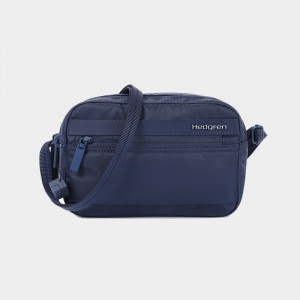 Dark Blue Hedgren Maia Women's Crossbody Bags | SAB3977FA