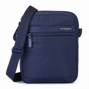 Dark Blue Hedgren Rush Women's Crossbody Bags | NNS6155US