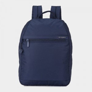 Dark Blue Hedgren Vogue Large Women's Backpacks | YPI2147RQ