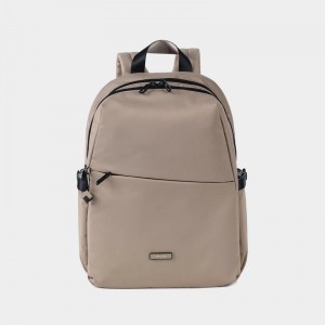 Grey Beige Hedgren Cosmos Women's Backpacks | NZA3492XW