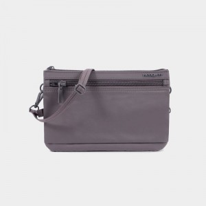 Grey Brown Hedgren Emma Women's Crossbody Bags | QSZ1680OG