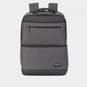 Grey Hedgren Script 15.6" Rfid Laptop Women's Backpacks | IXZ1870RB