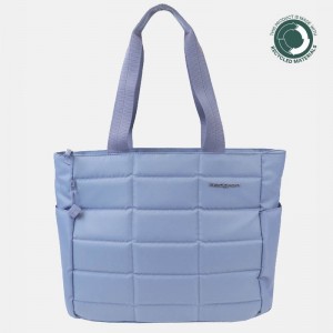 Light Blue Hedgren Camden Women's Tote Bags | QWB6396LZ