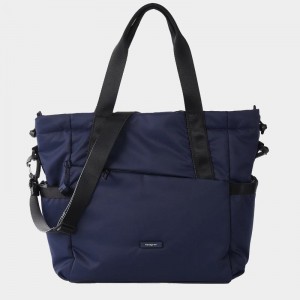 Navy Hedgren Galactic Women's Tote Bags | WNW4777KG