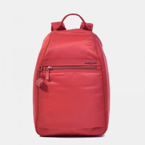 Orange Pink Hedgren Vogue Large Rfid Women's Backpacks | HXU3788YA