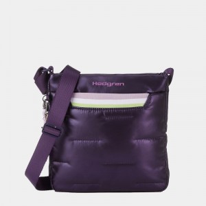 Purple Deep Blue Hedgren Cushy Women's Crossbody Bags | LMX2772UT