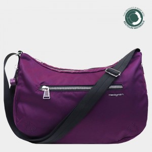 Purple Hedgren Ann Women's Crossbody Bags | TLF4562NN