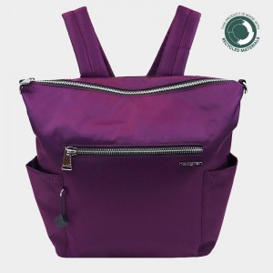 Purple Hedgren Kate Sustainably Made Convertible Women's Tote Bags | XWL3811EJ