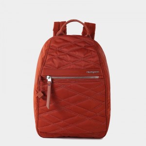 Red Brown Hedgren Vogue Rfid Women's Backpacks | XEI4713EO