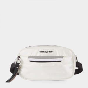 White Hedgren Snug Women's Belt Bags | IOV5412UT