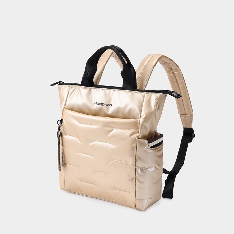 Beige Hedgren Comfy Women's Backpacks | RUW6453EV