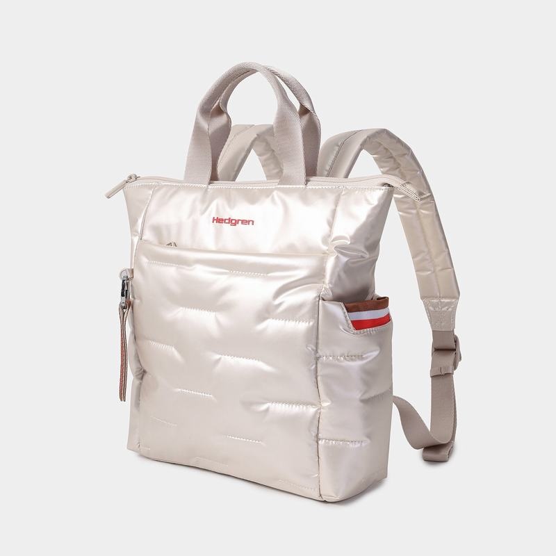 Beige Hedgren Comfy Women's Backpacks | UUV5636NI