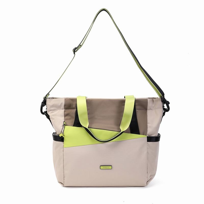 Beige Hedgren Galactic Women's Tote Bags | RXI1121YX