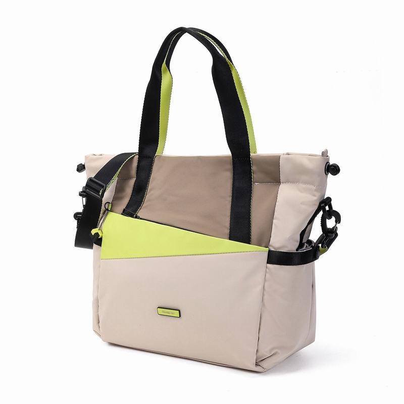 Beige Hedgren Galactic Women's Tote Bags | RXI1121YX