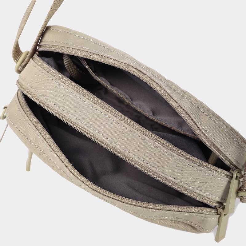 Beige Hedgren Maia Women's Crossbody Bags | PCU6332VE