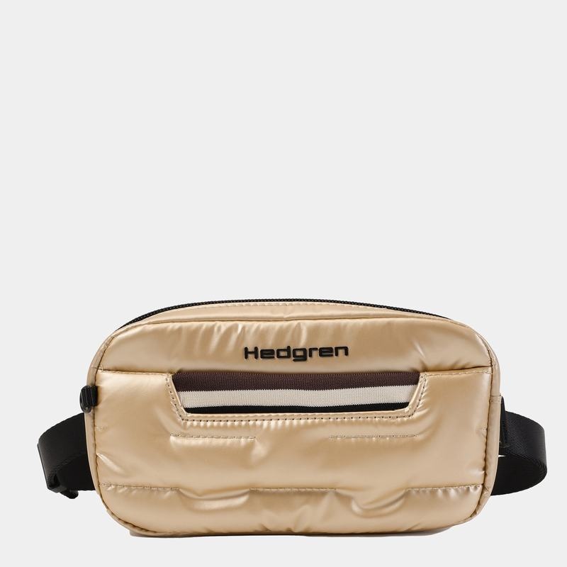 Beige Hedgren Snug Women\'s Belt Bags | ONN9566MV