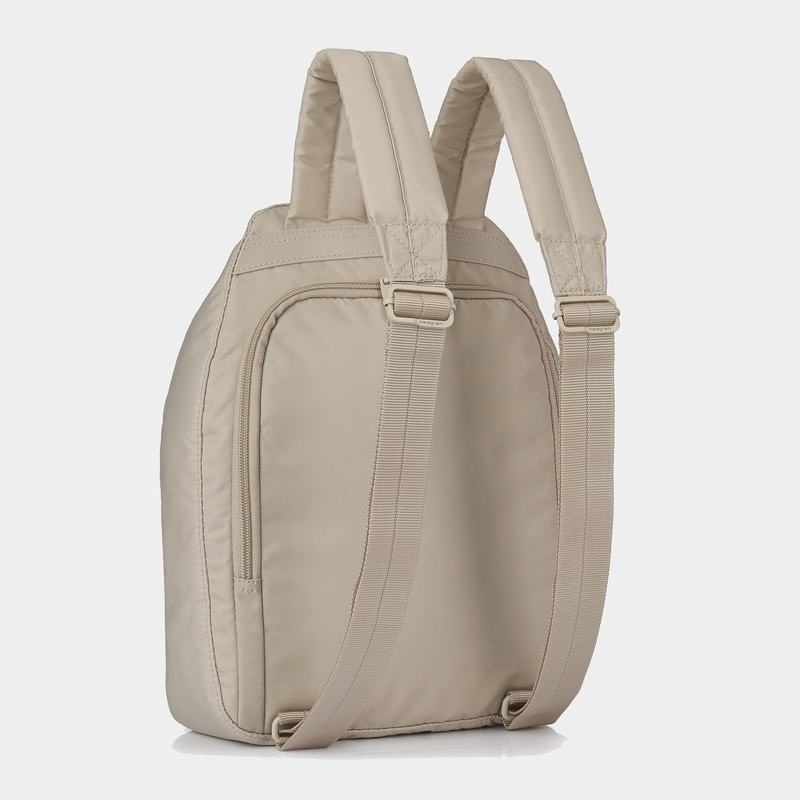 Beige Hedgren Vogue Large Women's Backpacks | LXQ7138NY