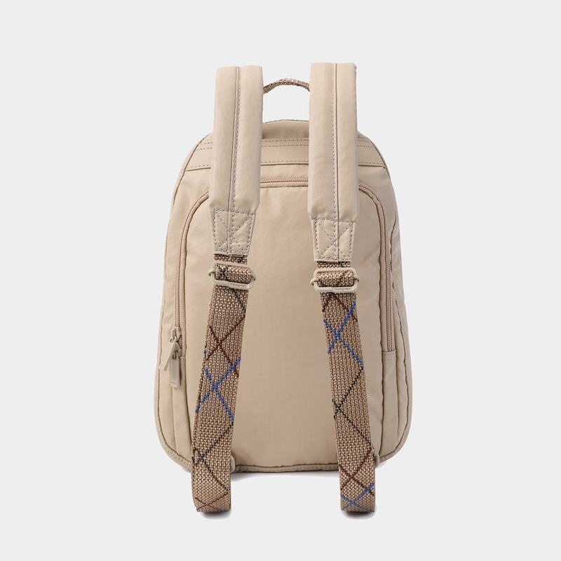 Beige Hedgren Vogue Rfid Women's Backpacks | NWF9329ML