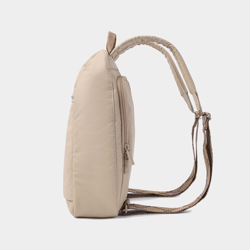 Beige Hedgren Vogue Rfid Women's Backpacks | NWF9329ML