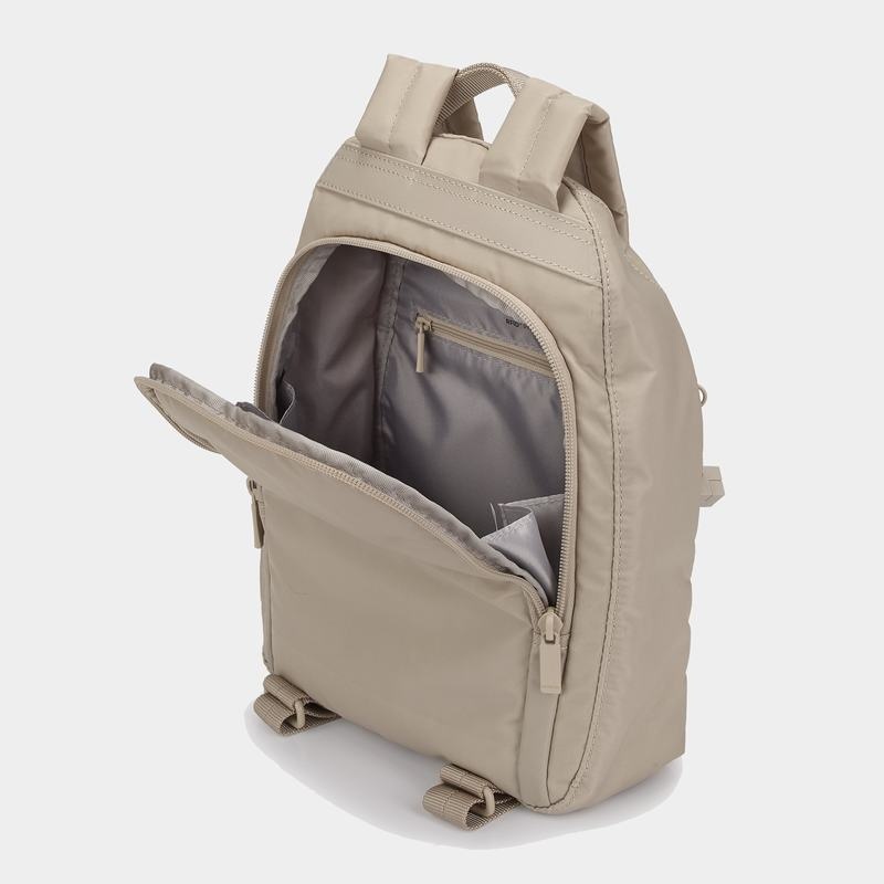 Beige Hedgren Vogue Women's Backpacks | ESQ396JC