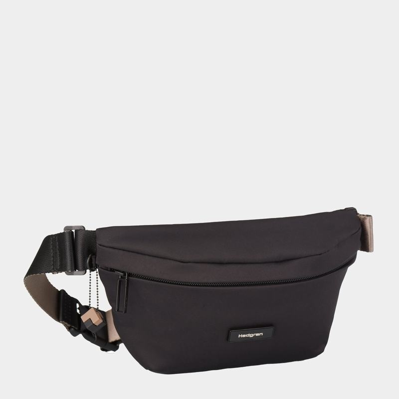 Black Brown Hedgren Halo Women's Belt Bags | QWX6122DV