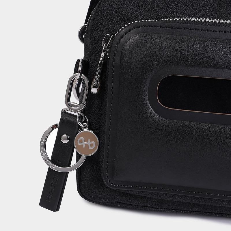 Black Hedgren Americano Women's Belt Bags | JLO9074ZB