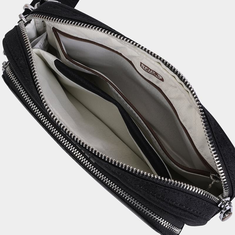 Black Hedgren Americano Women's Belt Bags | JLO9074ZB