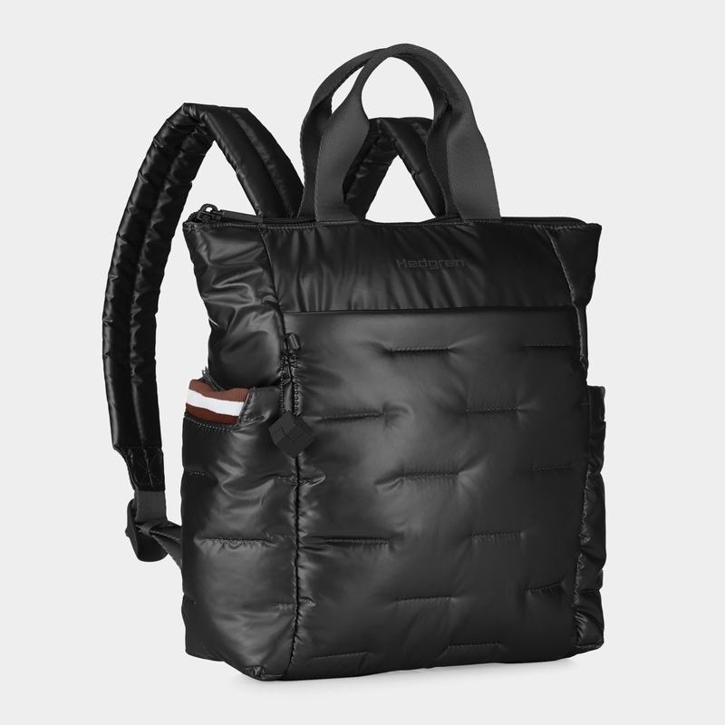 Black Hedgren Comfy Women's Backpacks | QQO3859BM