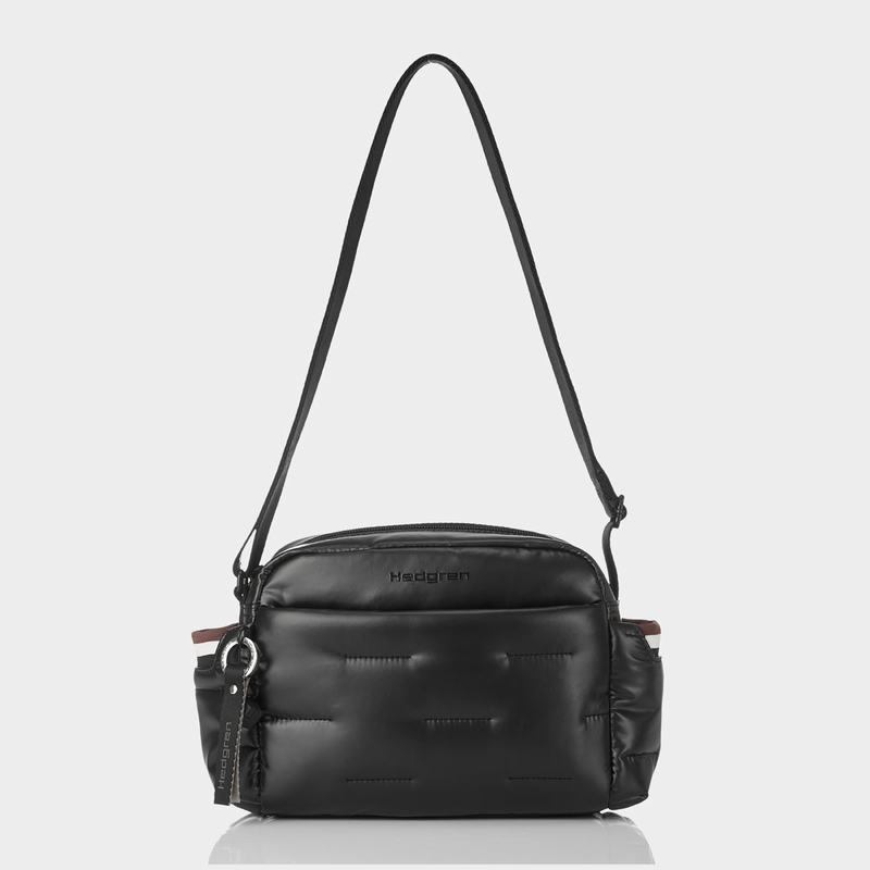 Black Hedgren Cozy Women's Shoulder Bags | ZGR218RQ