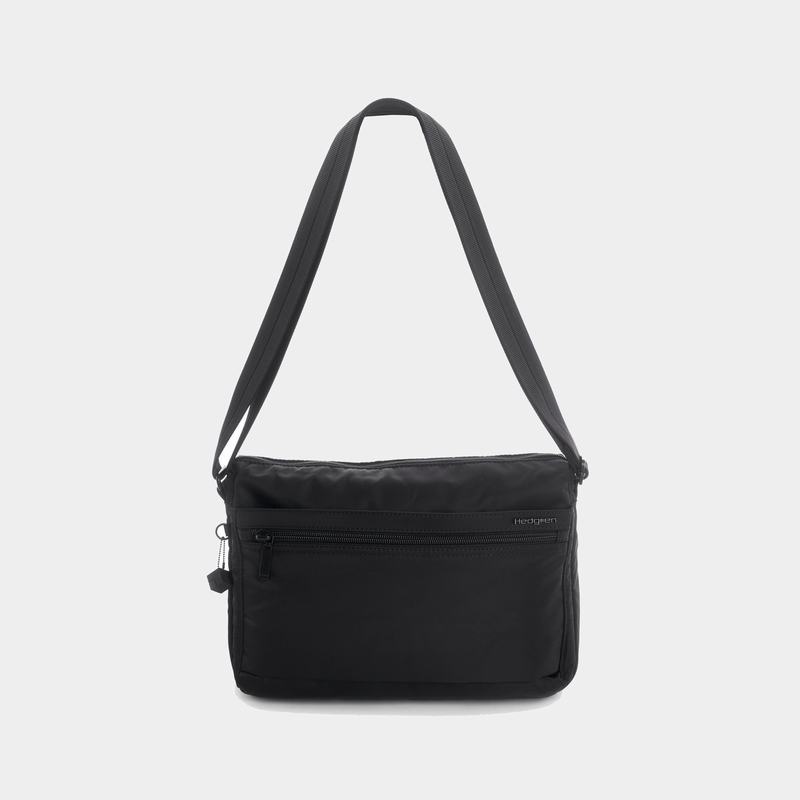 Black Hedgren Eye Medium Women's Shoulder Bags | ERK4578ZB