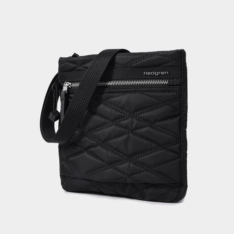 Black Hedgren Leonce Women's Crossbody Bags | WUO178FZ