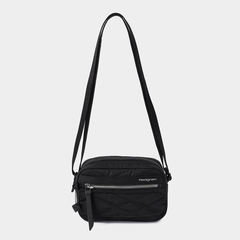 Black Hedgren Maia Women's Crossbody Bags | BBZ5379QP