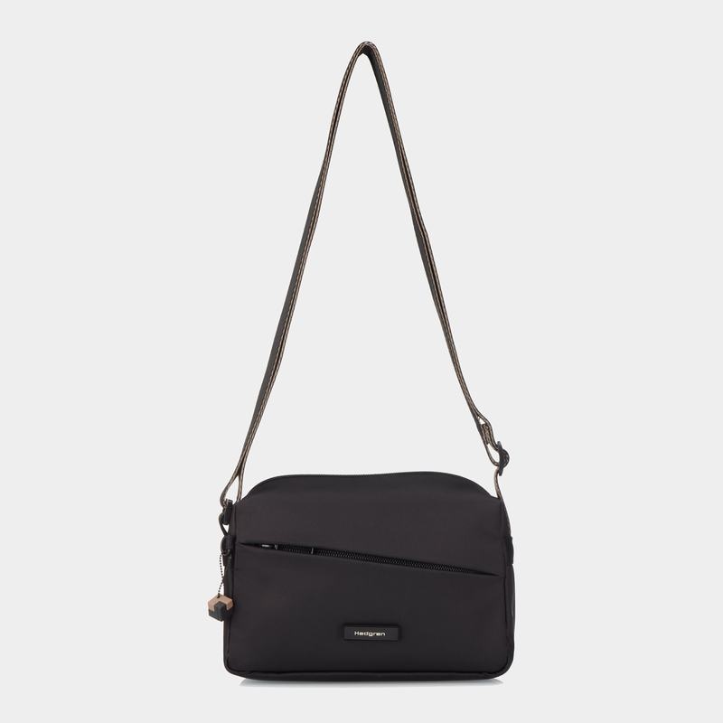 Black Hedgren Neutron Small Women's Crossbody Bags | YNI9179OO