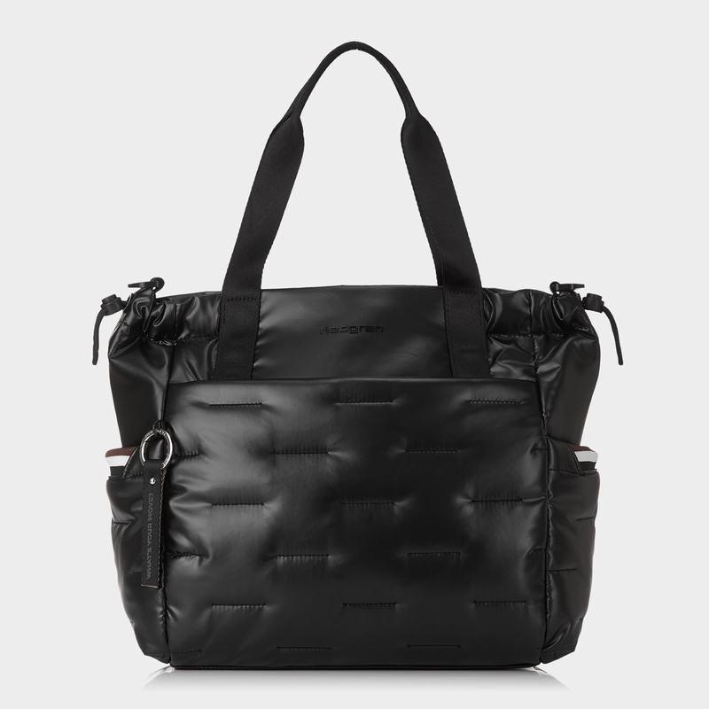 Black Hedgren Puffer Women's Tote Bags | DVW5945ZI