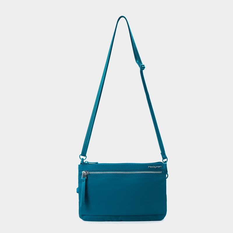 Blue Hedgren Emma Women's Crossbody Bags | YRQ9441AJ