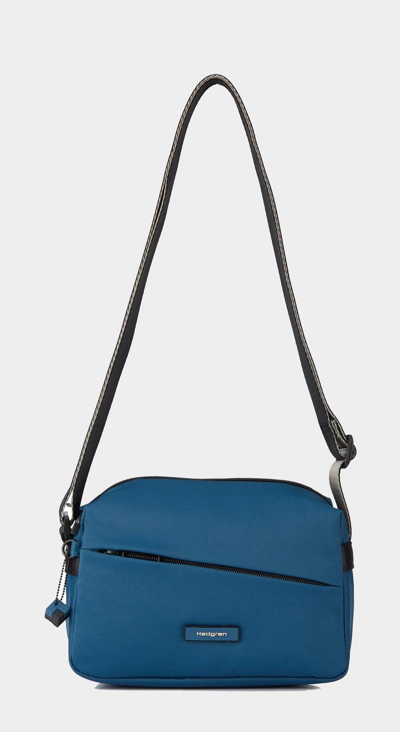 Blue Hedgren Neutron Small Women's Crossbody Bags | UPL5462HB