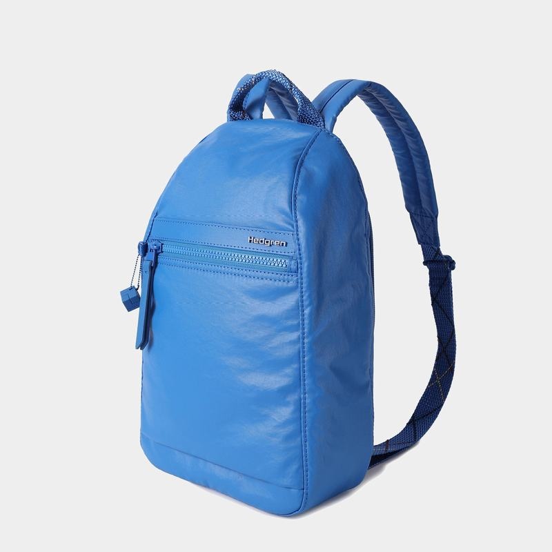 Blue Hedgren Vogue Rfid Women's Backpacks | VRB1647RZ