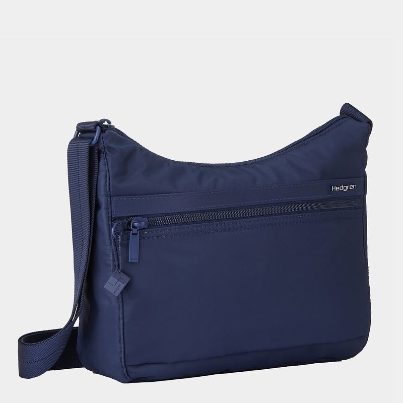 Dark Blue Hedgren Harper's Rfid Women's Shoulder Bags | DPF3376RO